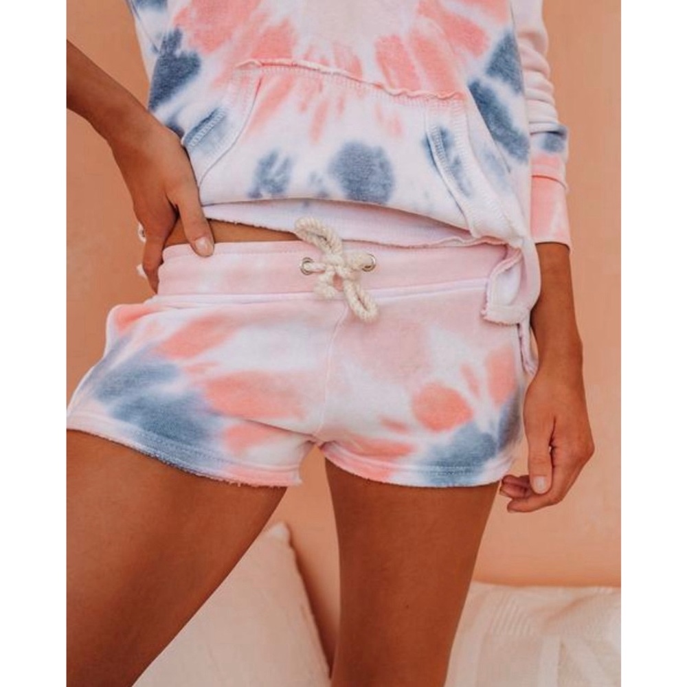 Jacuzzi Cotton Blend Tie Dye Shorts